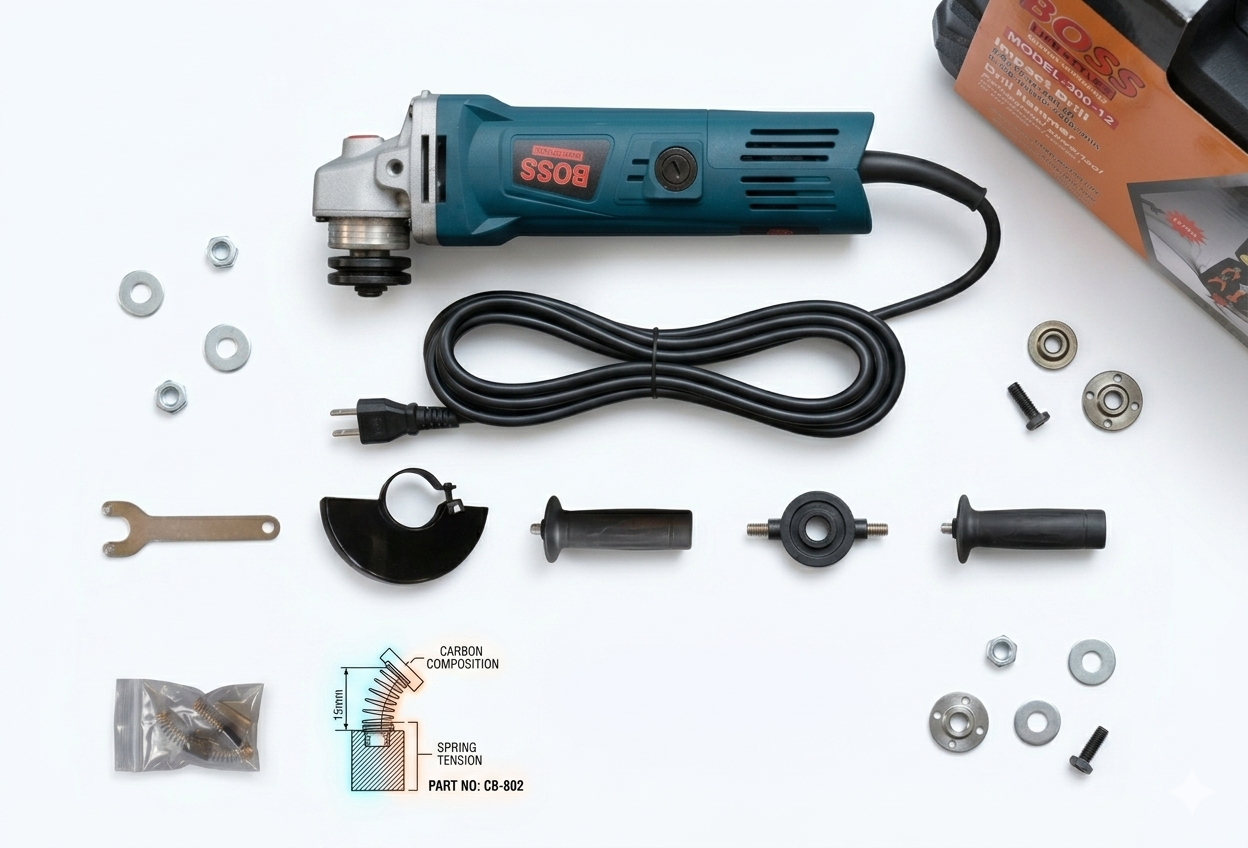 BOSS Angle Grinder BS-802