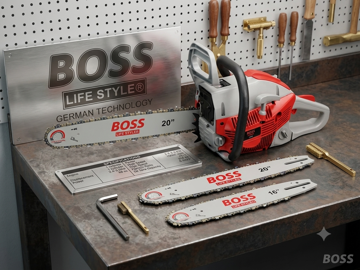 BOSS Gasoline Chain Saw – Model 273-6 Power