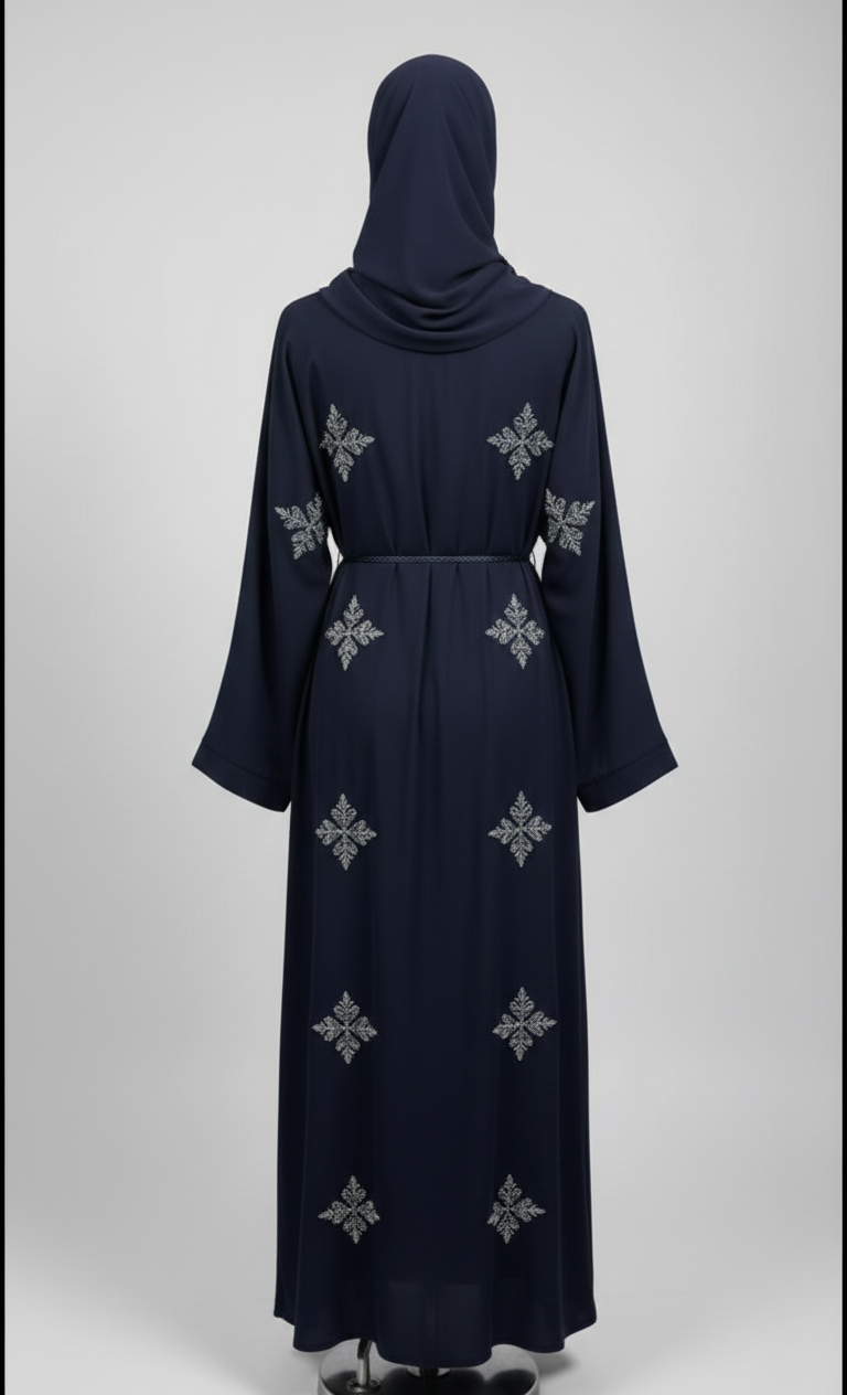 Elegant Embellished Abaya – New UAE Design