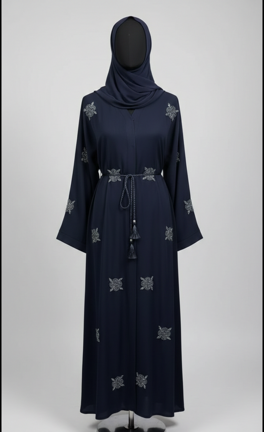 Elegant Embellished Abaya – New UAE Design